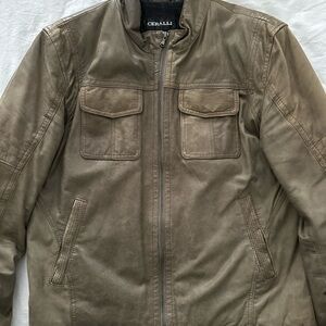Men's Brown Leather Jacket